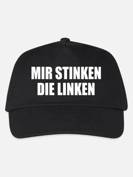 Mir stinken die linken - Kinder Basecap - Schwarz