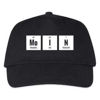 Moin - Kinder Basecap - Schwarz - Vorne