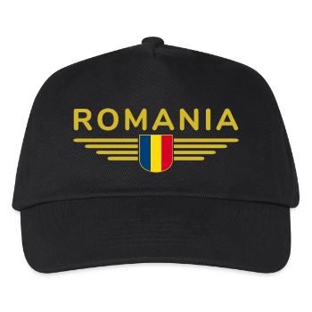 Bukarest T Shirt für Rumänien Fans Outfit - Kinder Basecap - Schwarz - Vorne
