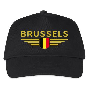 Brussels T-shirt for fans and lovers - Kids’ Baseball Cap - black - Front