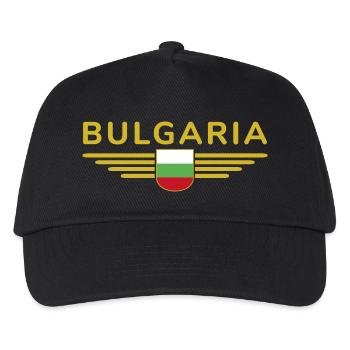 Bulgaria Design – Love for Culture - Kids’ Baseball Cap - black - Front