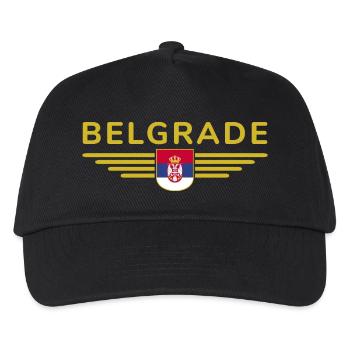 T-Shirt Belgrade – Pour les fans de la capitale - Casquette de baseball Enfant - noir - Devant