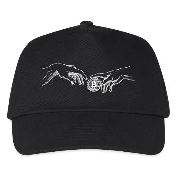Bitcoin Creation Adams Cryptocurrency Bitcoin - Kids’ Baseball Cap - black - Front