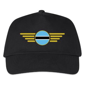 Ich liebe Botswana, Eleganz Stil Design T-Shirt - Kinder Basecap - Schwarz - Vorne