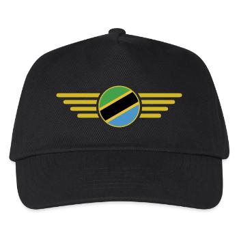 Ich liebe Tansania, Eleganz Stil Design T-Shirt - Kinder Basecap - Schwarz - Vorne