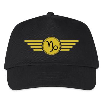 Zodiac sign Capricorn, exclusive t-shirt design - Kids’ Baseball Cap - black - Front