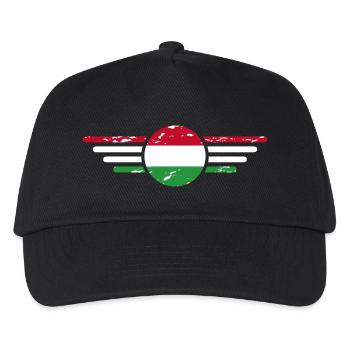 Ich liebe Ungarn, Eleganz Stil Design T-Shirt - Kinder Basecap - Schwarz - Vorne