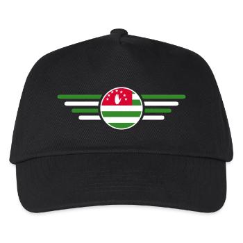 J’aime l’Abkhazie, T-shirt design de style élégance - Casquette de baseball Enfant - noir - Devant