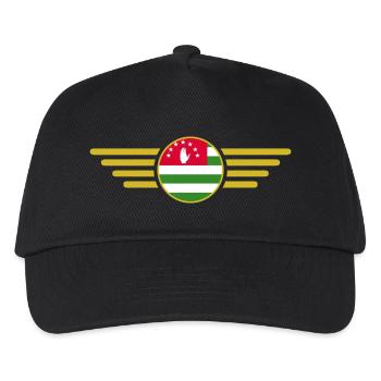 J’aime l’Abkhazie, T-shirt design de style élégance - Casquette de baseball Enfant - noir - Devant