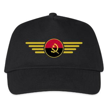 I Love Angola, Elegance Style Design T-Shirt - Kids’ Baseball Cap - black - Front