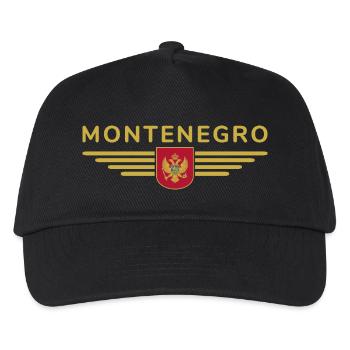 Montenegro Design – Experience the Balkans - Kids’ Baseball Cap - black - Front