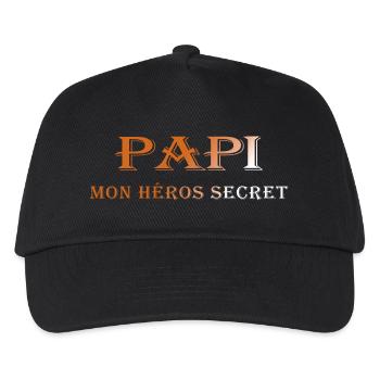 OPA PAPA OPA HUMOR OPA WITZ 1 - Kinder Basecap - Schwarz - Vorne