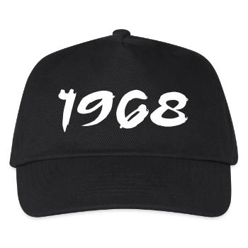 1968 57th Anniversary Gift 1968 Retro 1968 - Kids’ Baseball Cap - black - Front