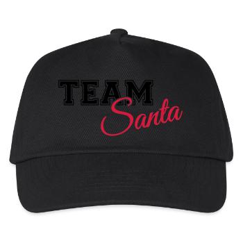 Team Santa - Kinder Basecap - Schwarz - Vorne