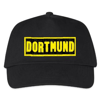 Dortmund - Kinder Basecap - Schwarz - Vorne