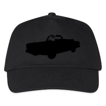 Oldtimercabrio - Kinder Basecap - Schwarz - Vorne