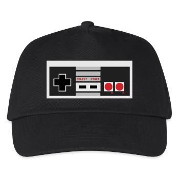 handle nes - Kids’ Baseball Cap - black - Front