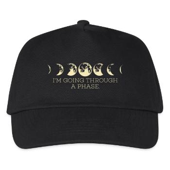 moon - Kids’ Baseball Cap - black - Front