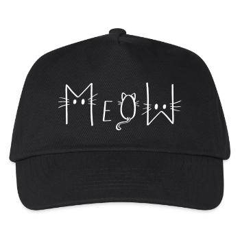 MEOW - meow cats - Kids’ Baseball Cap - black - Front