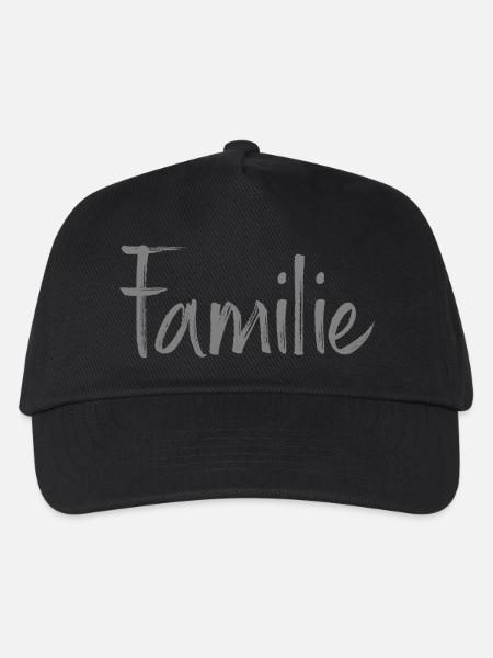 Familie - Kinder Basecap - Schwarz
