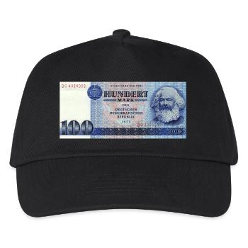 100 marks de la RDA - Casquette de baseball Enfant - noir - Devant