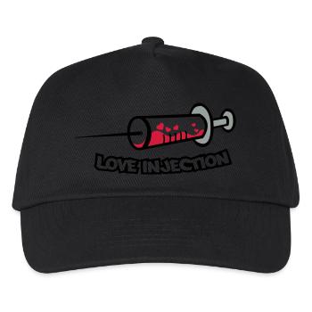 spritze_love_injection2 - Kinder Basecap - Schwarz - Vorne