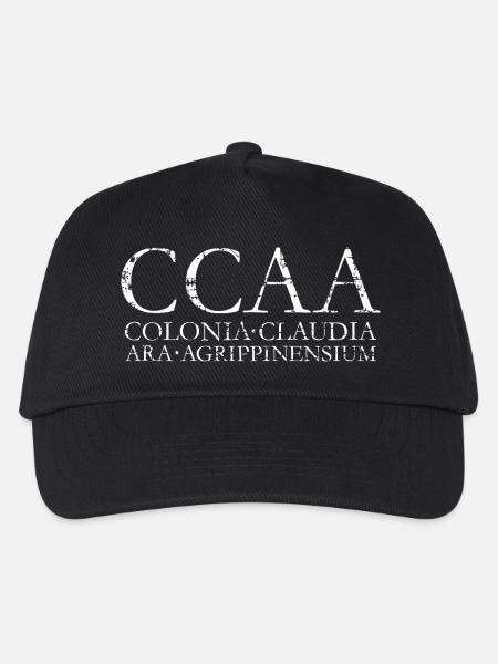 CCAA Colonia Claudia Ara Agrippinensium (Weiß) - Kinder Basecap - Schwarz
