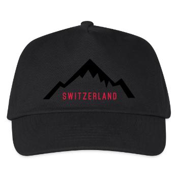 Switzerland Alps - Kids’ Baseball Cap - black - Front