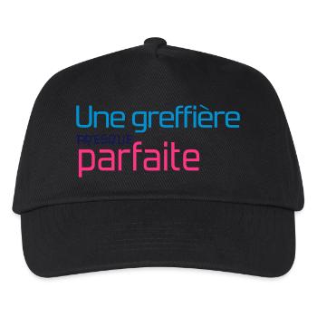 Gerichtsschreiber / Schreiber / Kanzler / Gericht - Kinder Basecap - Schwarz - Vorne