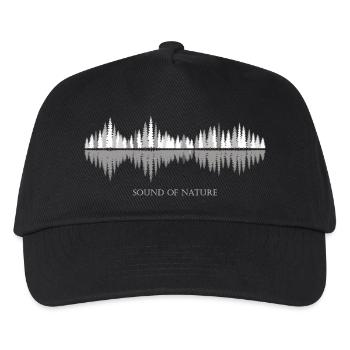 Sound of Nature - Winter - Kinder Basecap - Schwarz - Vorne