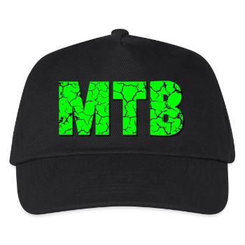 MTB - Kinder Basecap - Schwarz - Vorne