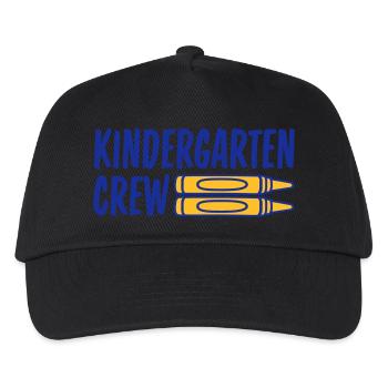 Kindergarten Crew Crayon Team - Kids’ Baseball Cap - black - Front