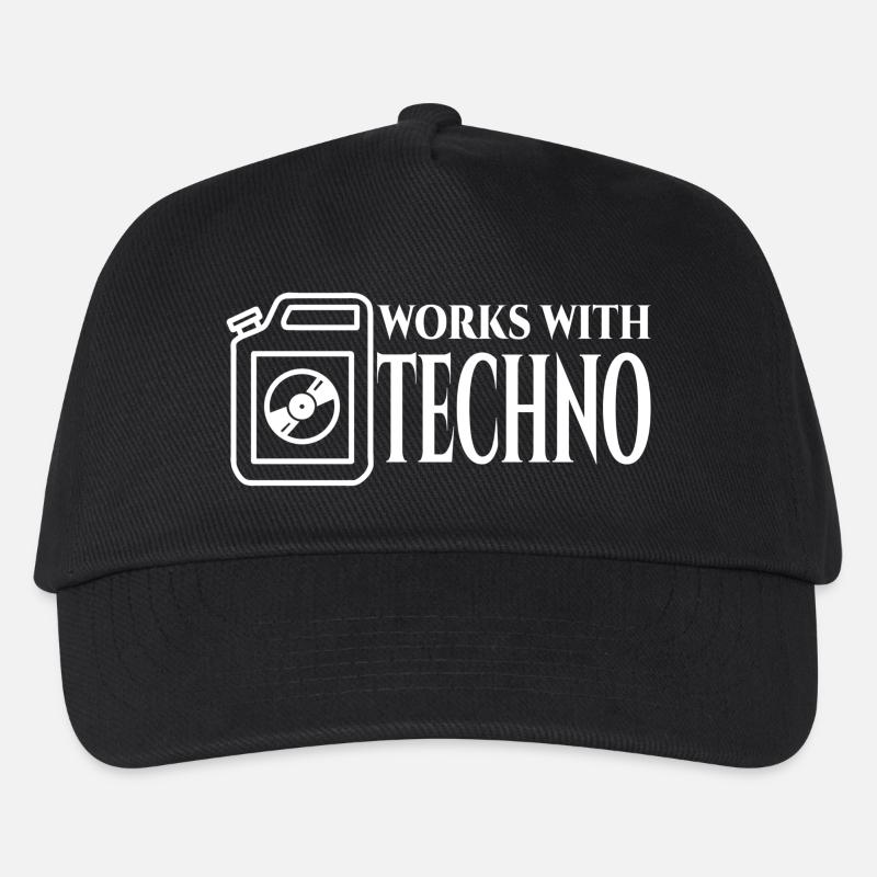 Techno Fuel - Kids’ Baseball Cap - black