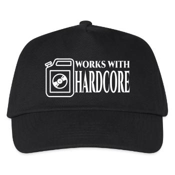 Combustible hardcore - Casquette de baseball Enfant - noir - Devant