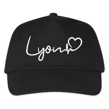 Lyon Herzschlag - Kinder Basecap - Schwarz - Vorne