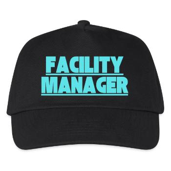 Facility Manager In-house technician Caretaker - Kids’ Baseball Cap - black - Front
