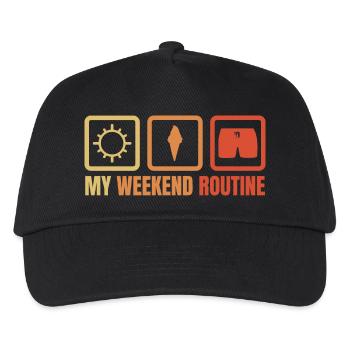 Amateurs de crème glacée - Casquette de baseball Enfant - noir - Devant