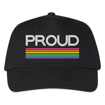 Mois de la fierté LGBT - Fier! - Casquette de baseball Enfant - noir - Devant