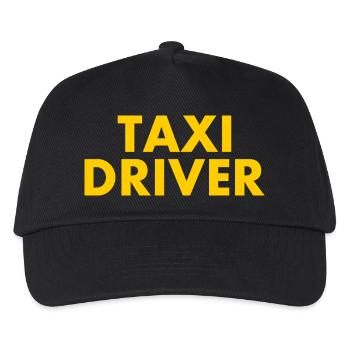 Taxi driver - Kinder Basecap - Schwarz - Vorne