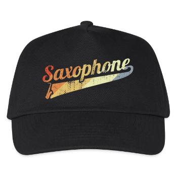 Vintage Saxophone - Kids’ Baseball Cap - black - Front