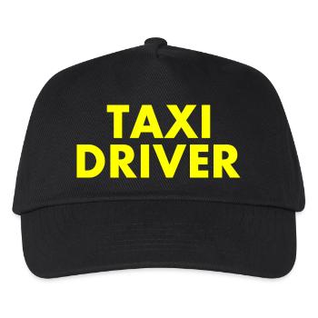 Taxi driver - Kinder Basecap - Schwarz - Vorne