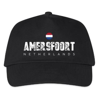 Amerfoort Netherlands Crest Tee - Kids’ Baseball Cap - black - Front