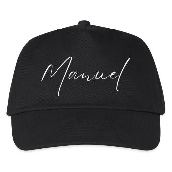 Cadeau de t-shirt Manuel Name pour hommes - Casquette de baseball Enfant - noir - Devant