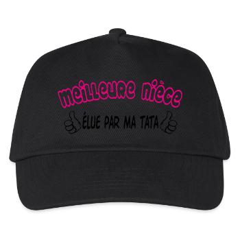 Best Niece - Kids’ Baseball Cap - black - Front
