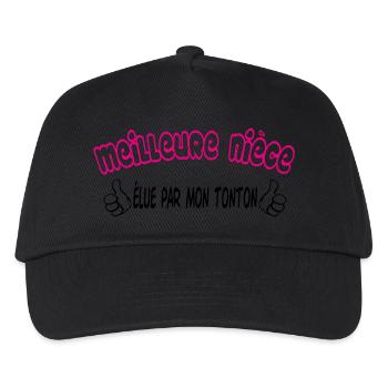 Best Niece - Kids’ Baseball Cap - black - Front