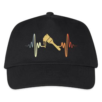 Vintage Painter's Brush - Kids’ Baseball Cap - black - Front