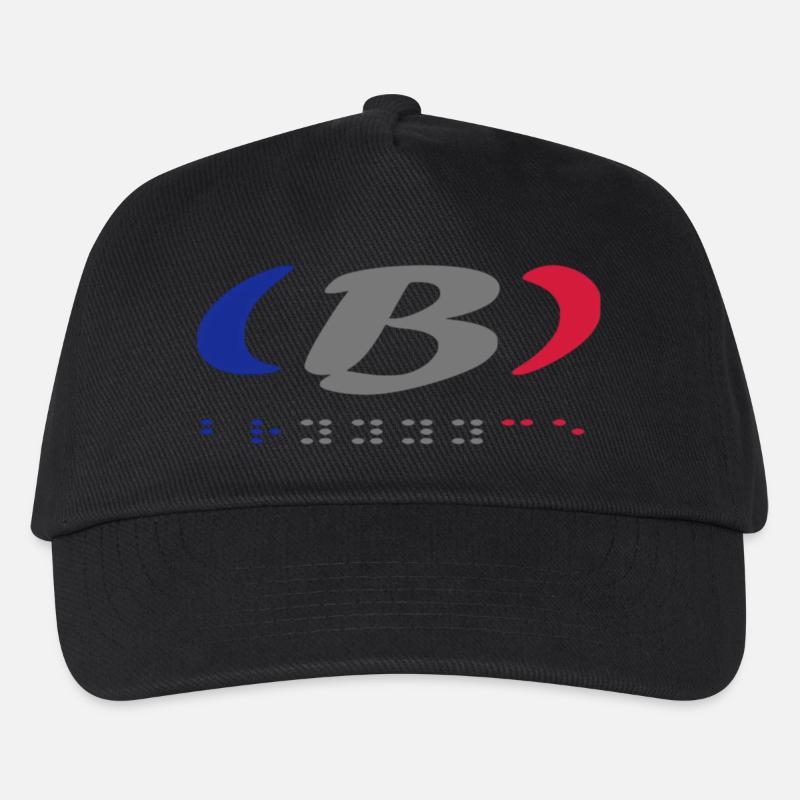 Buntes abstraktes Grafikdesign - Kinder Basecap - Schwarz