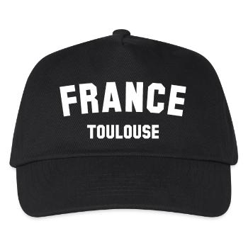 FRANCE TOULOUSE Frankreich - Kids’ Baseball Cap - black - Front