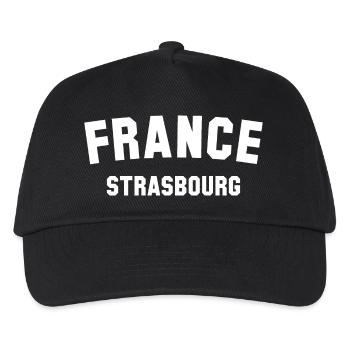 STRASBOURG France - Kids’ Baseball Cap - black - Front