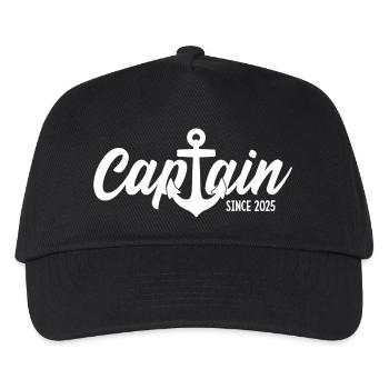 CAPTAIN 2025 CAPTAIN SINCE 2025 - Kids’ Baseball Cap - black - Front